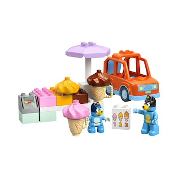 Imagen 3 de LEGO DUPLO Bluey Excursión a la Heladería con Bluey Set de Construcción Modelo 10458