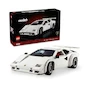 Miniatura de LEGO Icons 10337 Lamborghini Countach 5000 Quattrovalvole White 1506-Piece Building Set