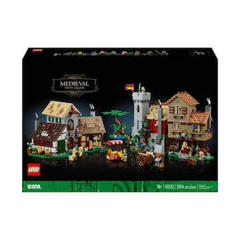 Imagen 3 de Set de Construcción LEGO Icons Plaza Mayor Medieval Modelo 10332