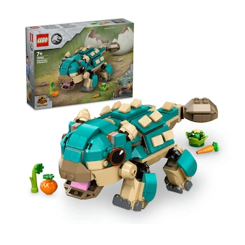 Imagen 1 de LEGO Jurassic World Baby Bumpy Ankylosaurus Dinosaurio Bebé Juguete de Construcción Modelo 76962