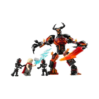 Imagen 2 de LEGO Marvel Thor vs. Surtur Figura para Construir Modelo 76289