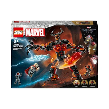 Imagen 3 de LEGO Marvel Thor vs. Surtur Figura para Construir Modelo 76289