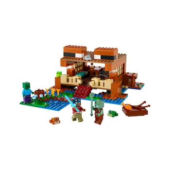 Imagen 2 de LEGO Minecraft La Casa-Rana (The Frog House) Modelo 21256 Set de 400 Piezas Multicolor