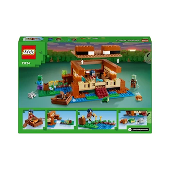 Imagen 4 de LEGO Minecraft La Casa-Rana (The Frog House) Modelo 21256 Set de 400 Piezas Multicolor