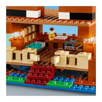 Imagen 5 de LEGO Minecraft La Casa-Rana (The Frog House) Modelo 21256 Set de 400 Piezas Multicolor