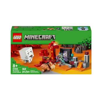 Imagen 3 de Set de Construcción Lego Minecraft La Trampa del Portal del Nether Modelo 21255