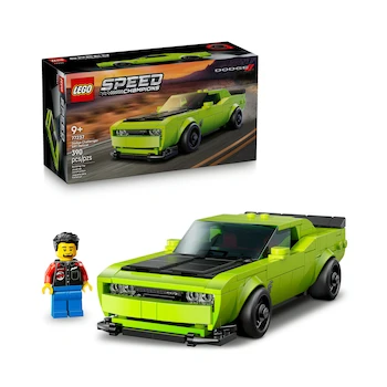Imagen de referencia para LEGO Speed Champions 77237 Dodge Challenger SRT Hellcat Redeye Widebody Sports Car Building Set