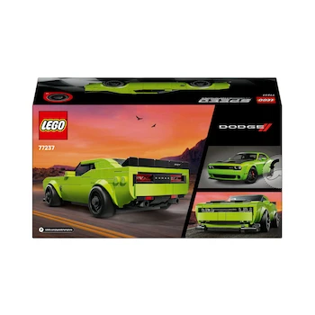 Imagen 4 de LEGO Speed Champions 77237 Dodge Challenger SRT Hellcat Redeye Widebody Sports Car Building Set