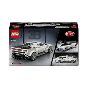 Imagen 4 de Set de Construcción LEGO Speed Champions Bugatti Centodieci Blanco Modelo 77240