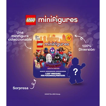 Imagen 4 de Minifigura Sorpresa Lego Spider-Man: A Través del Spider-Verso, Modelo 71050, Serie Marvel
