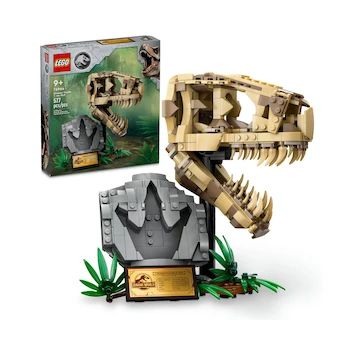 Imagen de referencia para Lego Jurassic World Fósiles de Dinosaurio Cráneo de T. Rex Modelo 76964