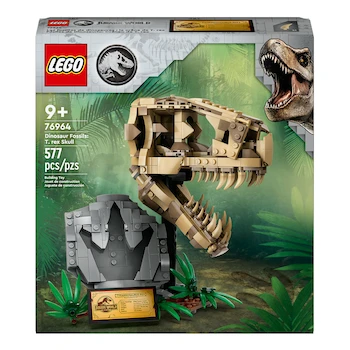 Imagen 3 de Lego Jurassic World Fósiles de Dinosaurio Cráneo de T. Rex Modelo 76964