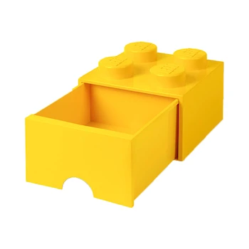 Imagen 2 de LEGO Storage Brick 4 Drawer Amarillo - Caja de Almacenamiento con 4 Cajones