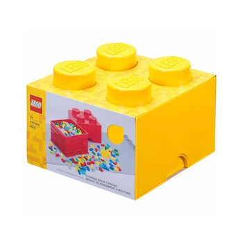 Imagen de referencia para Caja de Almacenamiento Lego Storage Brick 4 Amarillo