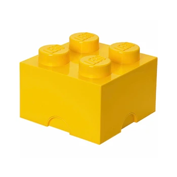 Imagen 2 de Caja de Almacenamiento Lego Storage Brick 4 Amarillo