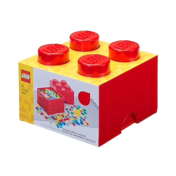 Imagen de referencia para Caja de Almacenamiento Lego Storage Brick 4 Rojo