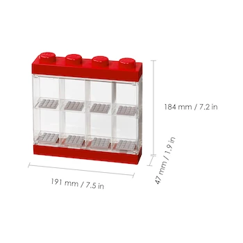 Imagen 3 de Estuche de Exhibición Lego Storage para Minifiguras, Capacidad para 16 Minifiguras, Color Negro