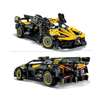 Imagen 4 de Set de Construcción Lego Technic Bugatti Bolide 42151 Amarillo con 905 Piezas