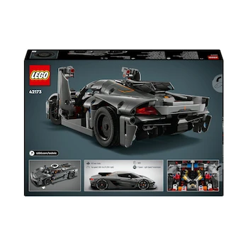 Imagen 4 de Set de Construcción LEGO Technic Hiperauto Koenigsegg Jesko Absolut Gris Modelo 42173