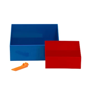 Imagen de referencia para Set de Palas Recogedoras LEGO Brick Scooper Gris y Azul 2 Piezas