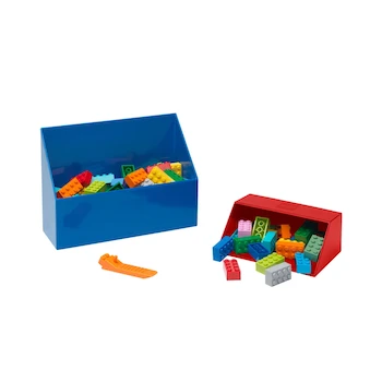 Imagen 4 de Set de Palas Recogedoras LEGO Brick Scooper Gris y Azul 2 Piezas