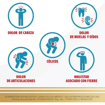 Imagen 4 de Tempra Boost Analgésico con Paracetamol 500 mg y Cafeína 65 mg Caja con 12 Tabletas