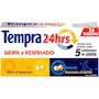 Miniatura de Tempra 24hrs Medicamento para Gripa y Resfriado Caja con 24 Tabletas