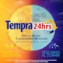 Miniatura de Tempra 24hrs Medicamento para Gripa y Resfriado Caja con 24 Tabletas