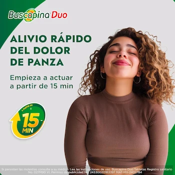 Imagen 3 de Buscapina Duo Antiespasmódico y Analgésico 10 Tabletas con Hioscina 10 mg / Paracetamol 500 mg para Adultos y Niños Mayores de 10 Años