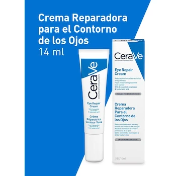 Imagen 2 de CeraVe Crema Reparadora para Contorno de Ojos, Bolsas y Ojeras 14gr