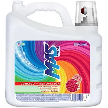 Imagen alusiva al producto MAS Color Detergente Líquido 6.64L (88 Cargas)