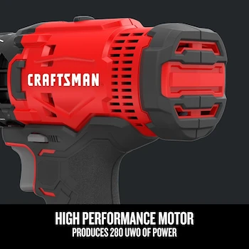 Imagen 4 de CRAFTSMAN V20 20V MAX Cordless 1/2-Inch Drill/Driver Kit, Red, Model CMCD700C1