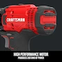 Miniatura de CRAFTSMAN V20 20V MAX Cordless 1/2-Inch Drill/Driver Kit, Red, Model CMCD700C1