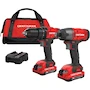 Miniatura de Kit de Taladro Inalámbrico y Atornillador de Impacto CRAFTSMAN V20 20V MAX CMCK200C2 con 2 Baterías de Litio 1.3Ah, Cargador y Bolsa de Herramientas