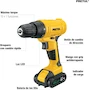 Miniatura de Taladro Inalámbrico Pretul TALI-12PK2 12V 3/8" con Accesorios y Estuche