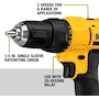Miniatura de DeWALT DCD771C2 Kit de Taladro Inalámbrico Compacto de 1/2 Pulgada 20V MAX Ión de Litio con 2 Baterías, Cargador y Estuche Negro y Amarillo