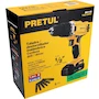 Miniatura de Taladro Inalámbrico Pretul TALI-20P2 1/2" 20V con 1 Batería Ion Litio 2Ah