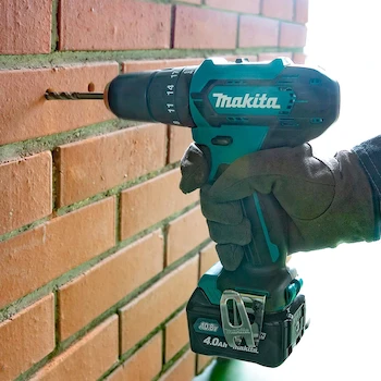 Imagen 3 de Makita CLX228 Kit de Taladro Atornillador de Impacto y Taladro Percutor Inalámbrico 12V CXT con 2 Baterías 2.0Ah, Cargador y Maletín