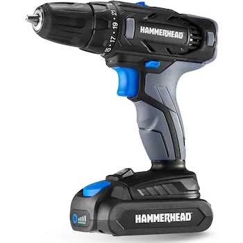 Imagen de referencia para Hammerhead HCDD201 Kit de Taladro Inalámbrico 20V 2 Velocidades