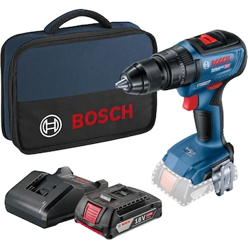 Imagen de referencia para Bosch Rotomartillo Inalámbrico Profesional GSB 18V-50 con Batería de Litio 18V 2.0Ah, Cargador y Estuche Pequeño de Tela
