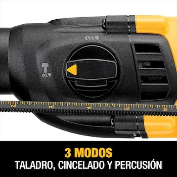 Imagen 5 de DEWALT Rotomartillo Cincelador SDS Plus de 1" (26mm) 800W con Caja de Herramientas D25260K