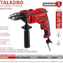 Miniatura de Taladro Rotomartillo de Impacto Eléctrico 550W con Broquero de 1/2 Pulgada y Mango Auxiliar