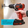 Miniatura de BLACK+DECKER Taladro Inalámbrico Atornillador 3/8" (10mm) 20V Máx BCD703C1