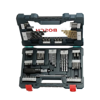 Imagen 2 de Set Bosch V-Line de 91 Piezas con Brocas, Puntas de Destornillador y Accesorios