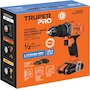 Miniatura de Taladro Inalámbrico Truper PRO Modelo TALI-20A2 de 1/2 Pulgada 20 Voltios con Motor Brushless Incluye 1 Batería de 2 Ah y 1 Cargador