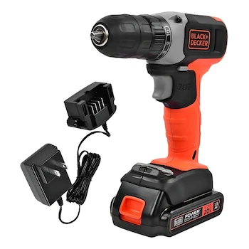Imagen de referencia para Taladro Inalámbrico BLACK+DECKER BCD702C1 20V MAX Litio con Batería y Cargador