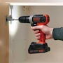 Miniatura de Taladro Inalámbrico BLACK+DECKER BCD702C1 20V MAX Litio con Batería y Cargador