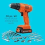 Miniatura de BLACK+DECKER LD120VA 20V MAX POWERCONNECT Taladro Desarmador Inalámbrico con Kit de 30 Piezas