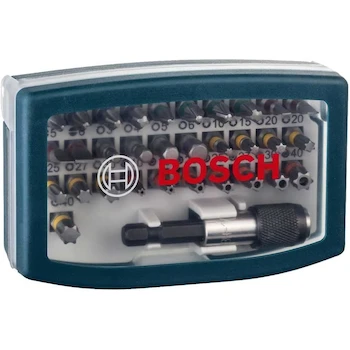 Imagen 2 de Bosch 2607017359 Set de Puntas de Atornillar con Adaptador 32 Piezas