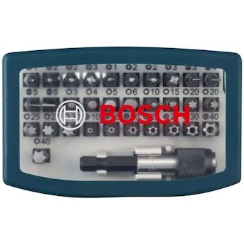 Imagen 3 de Bosch 2607017359 Set de Puntas de Atornillar con Adaptador 32 Piezas